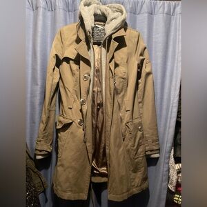 Blanc Noir Khaki Trench Coat